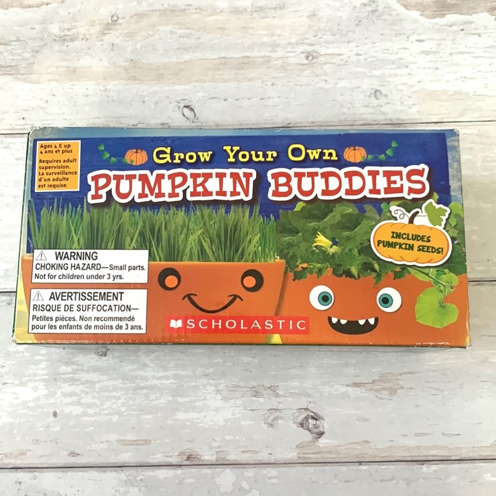 Scholastic Kids Grow Your Own Pumpkin Buddies Children’s Gardening Educational